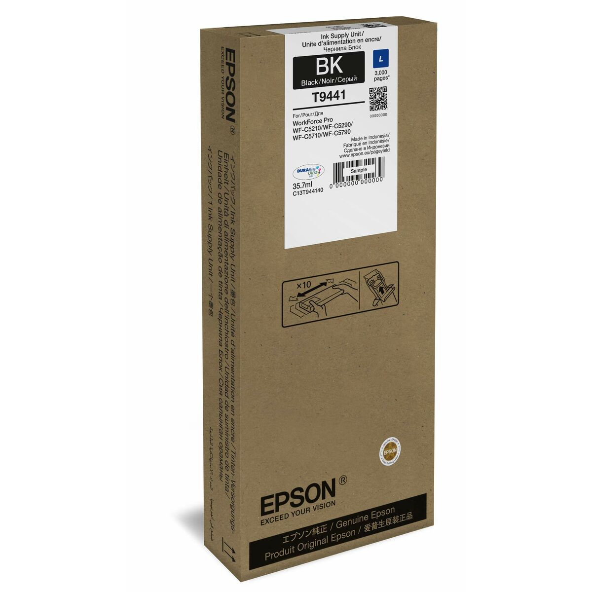 Patron Kompatibel Epson C13T944140 35,7 ml 3000 pp. Svart - 2