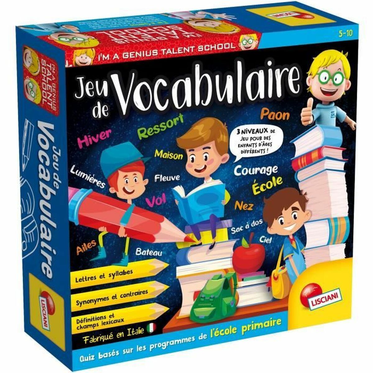 Utbildningsspel Lisciani Giochi Vocabulaire