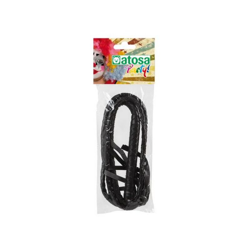 Liten Gummipiska 40185 (200 cm) Svart Cirkus 200 cm - 2