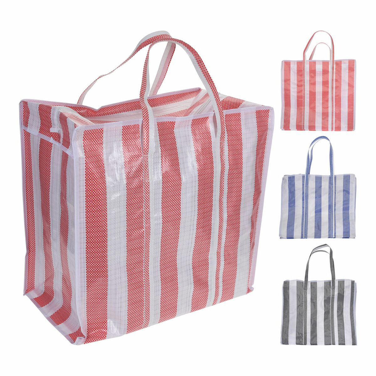 Strandväska Randig 55 x 55 x 30 cm - 2