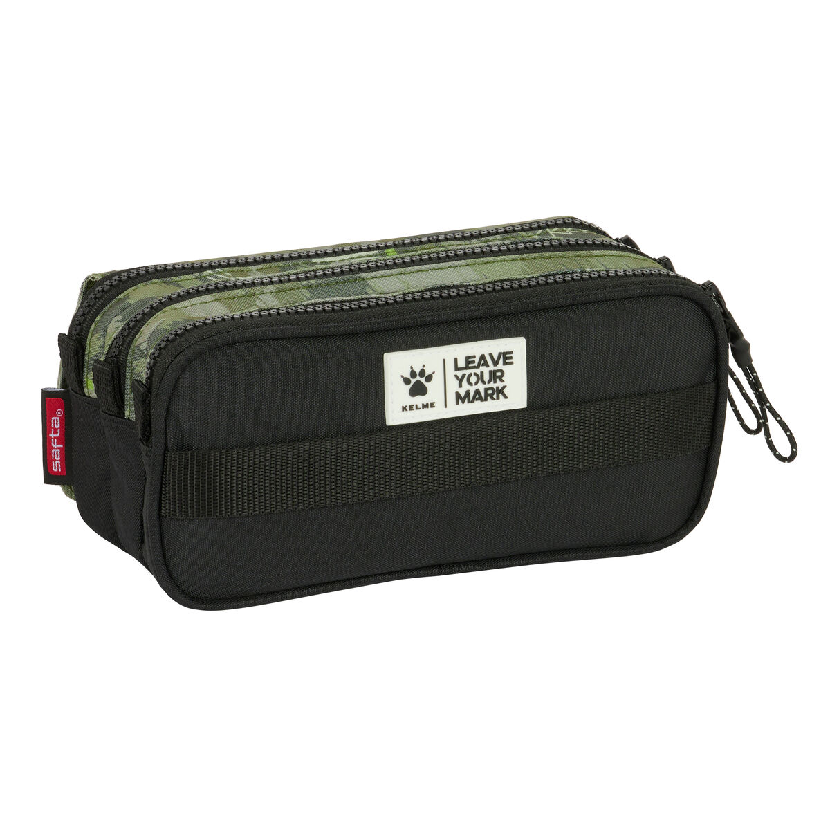 Tredubbel Carry-all Kelme Travel Svart Grön 21,5 x 10 x 8 cm - 4