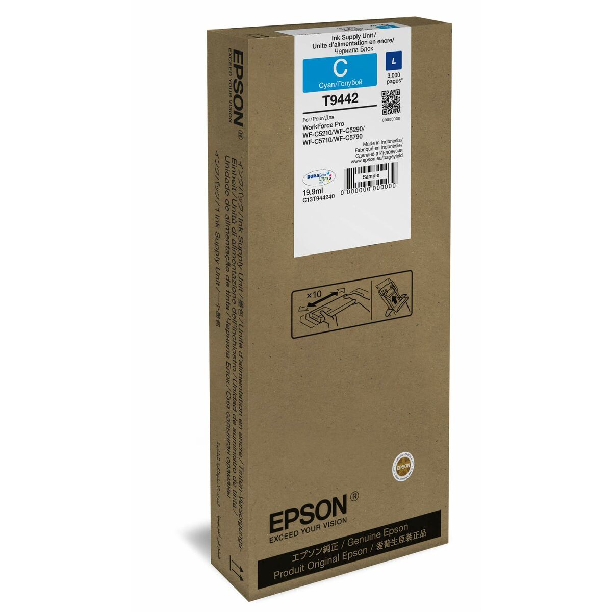 Patron Kompatibel Epson C13T944240 35,7 ml 3000 pp. Svart Turkos - 3