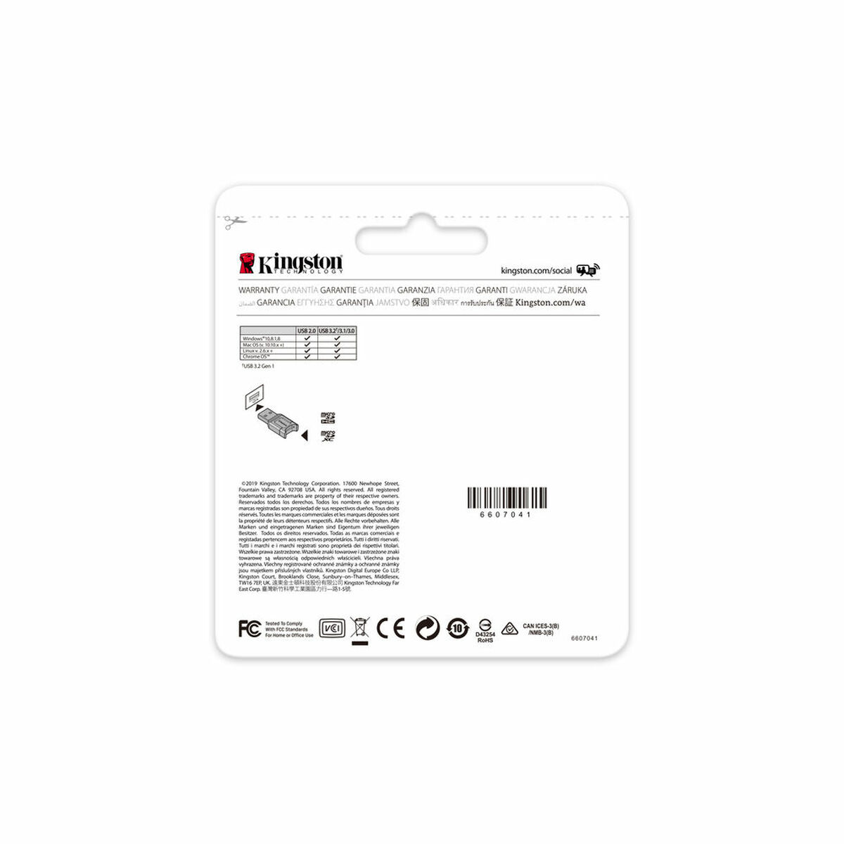 Kortläsare USB Kingston MLPM - 5