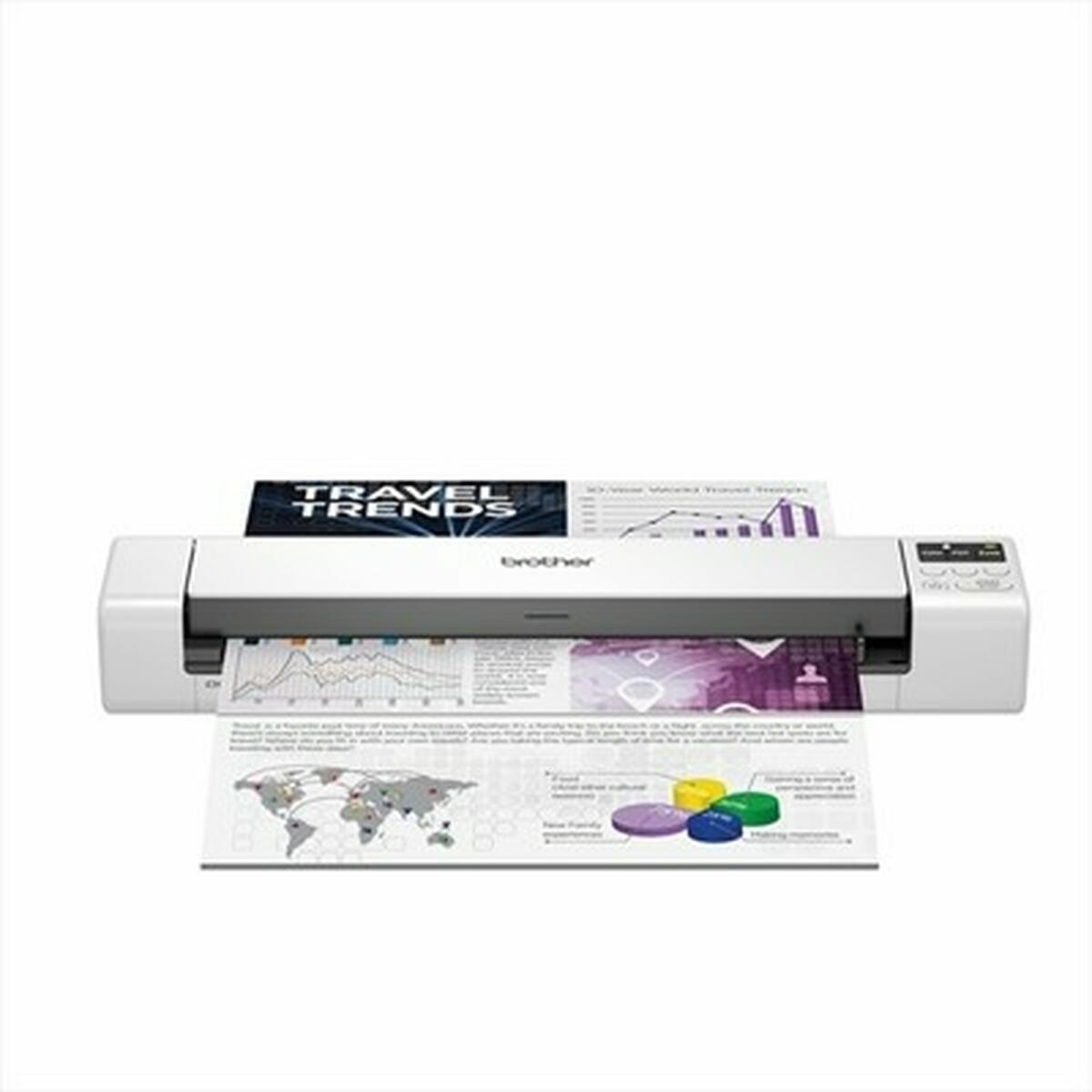 Bärbar Skanner Brother DS940DWTJ1 10-15 ppm - 2