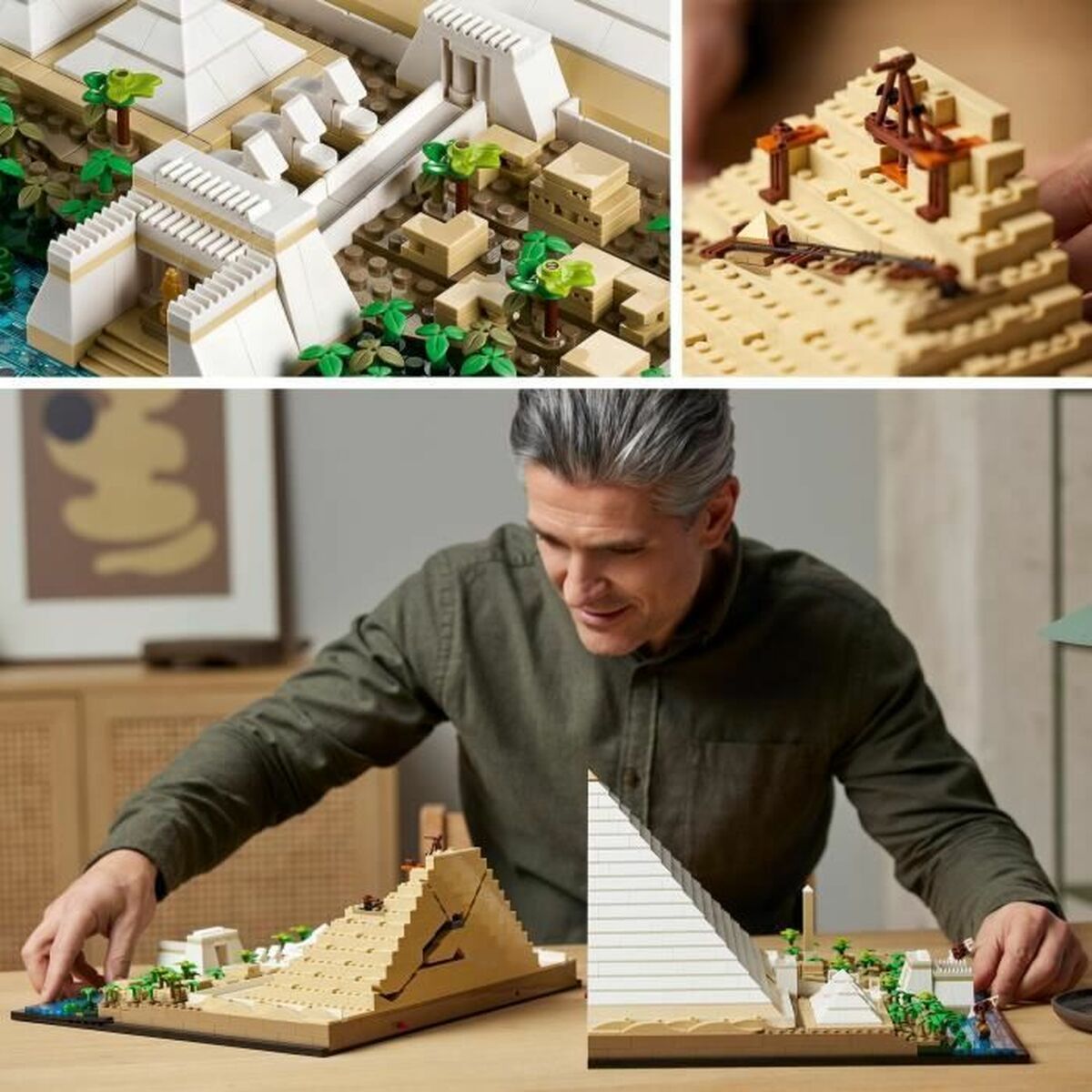 Playset   Lego 21058 Architecture The Great Pyramid of Giza         1476 Delar - 7