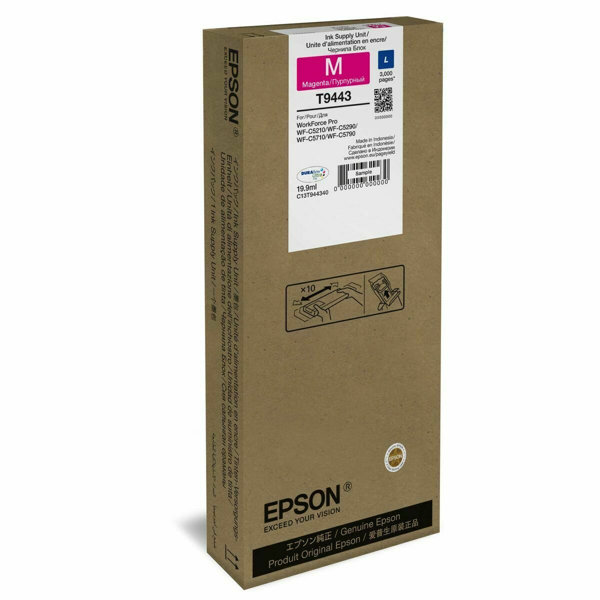Patron Kompatibel Epson C13T944340 Magenta - 2