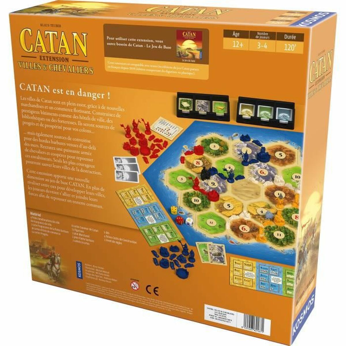 Sällskapsspel Asmodee Catan Extension Villes & Chevaliers - 3