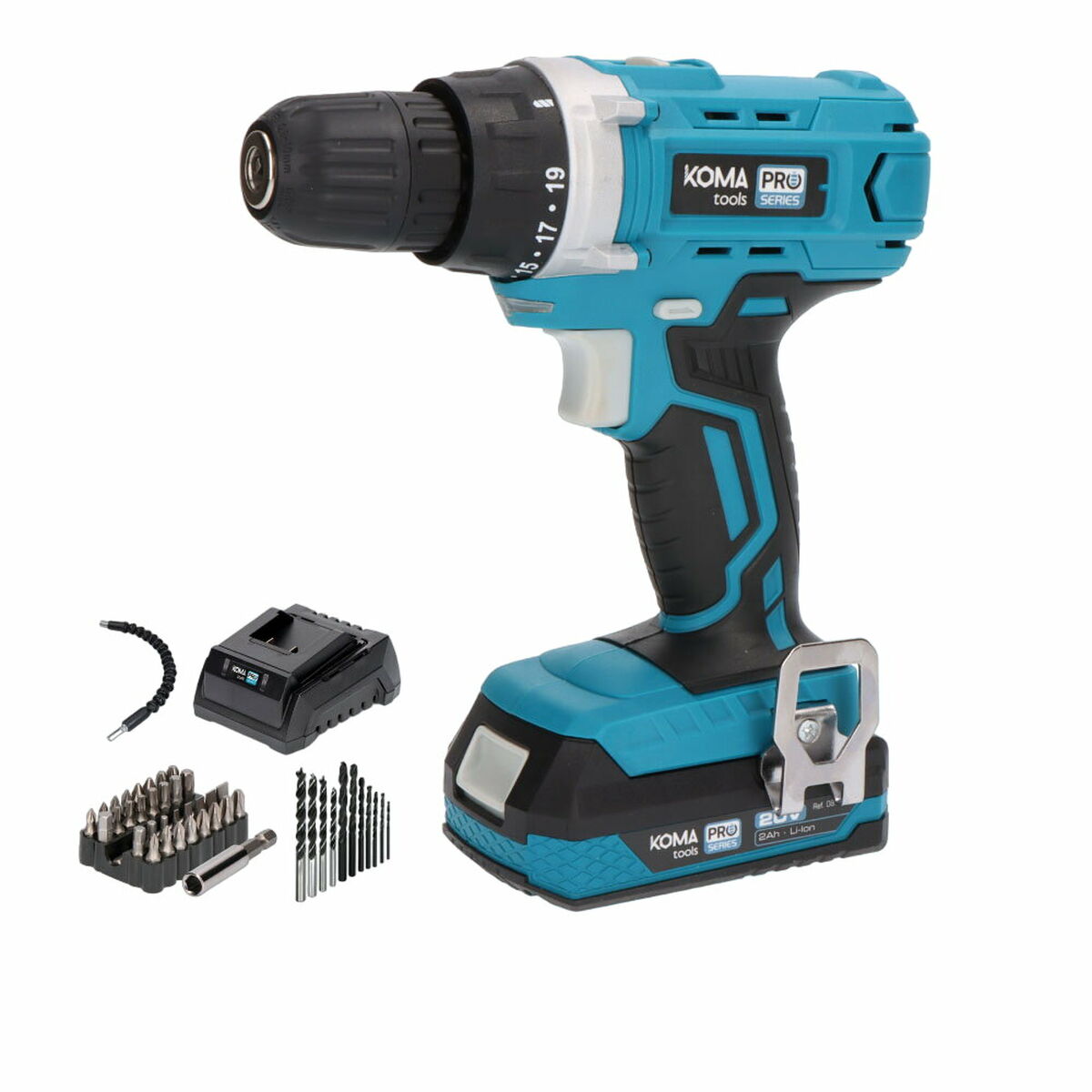 Borr- och tillbehörssats Koma Tools Pro Series Skruvmejsel 40 Delar - 3