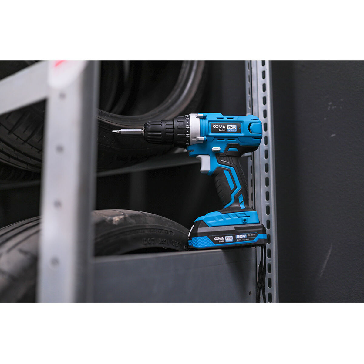 Borr- och tillbehörssats Koma Tools Pro Series Skruvmejsel 40 Delar - 11