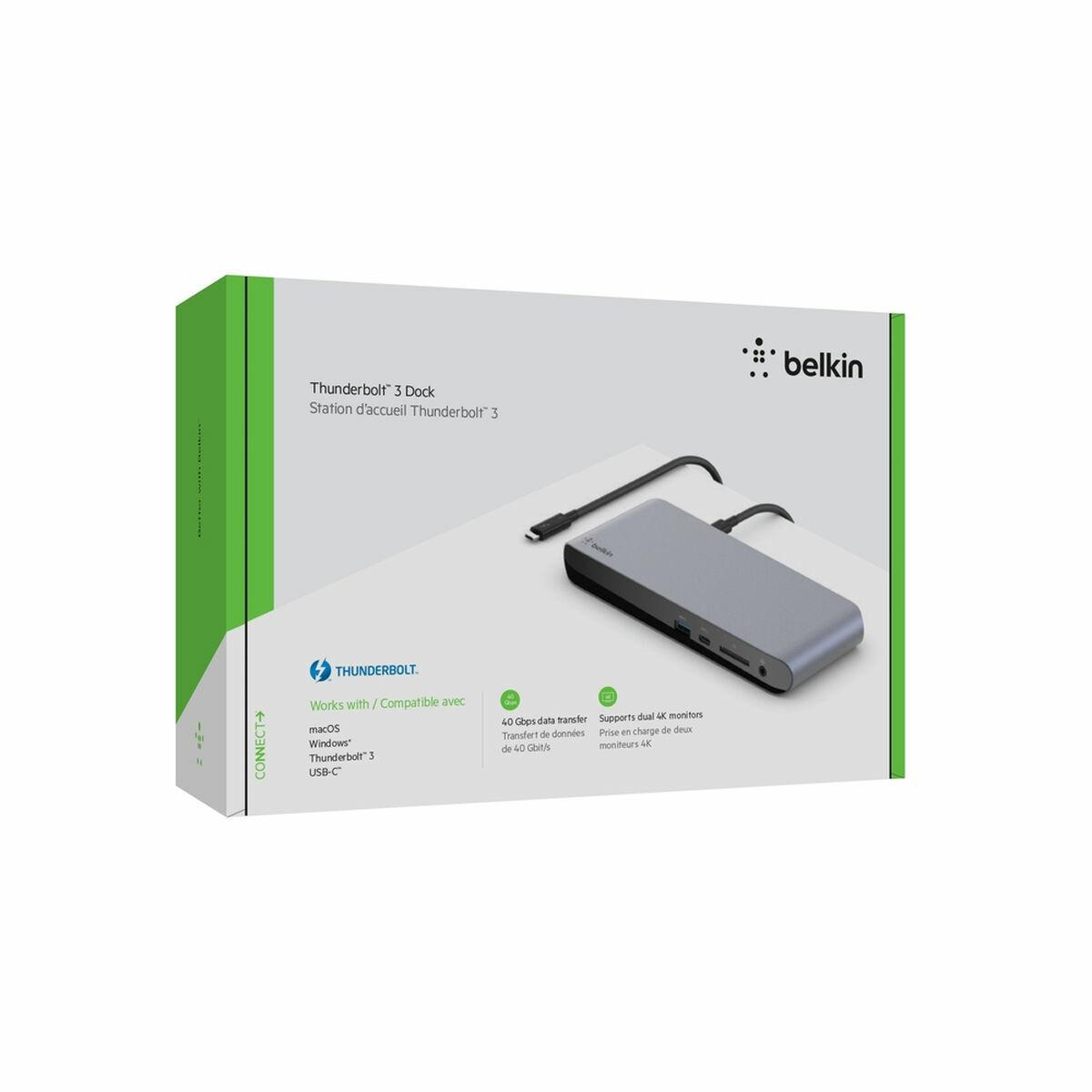 Dockstation Belkin F4U097VF Svart 170 W (1 antal) - 3