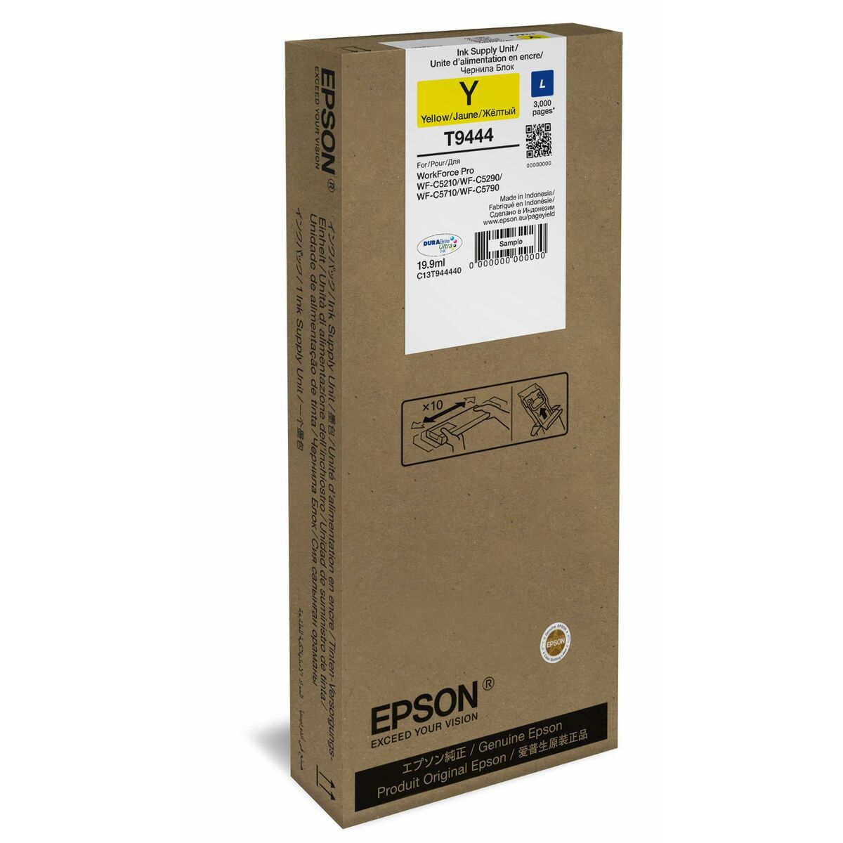 Patron Kompatibel Epson C13T944440 35,7 ml 3000 pp. Gul Svart - 2