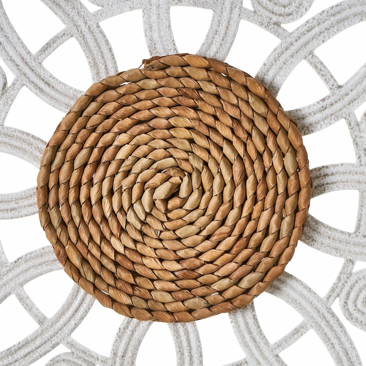 Väggdekoration Vit Naturell 87 x 3,5 x 68 cm - 2