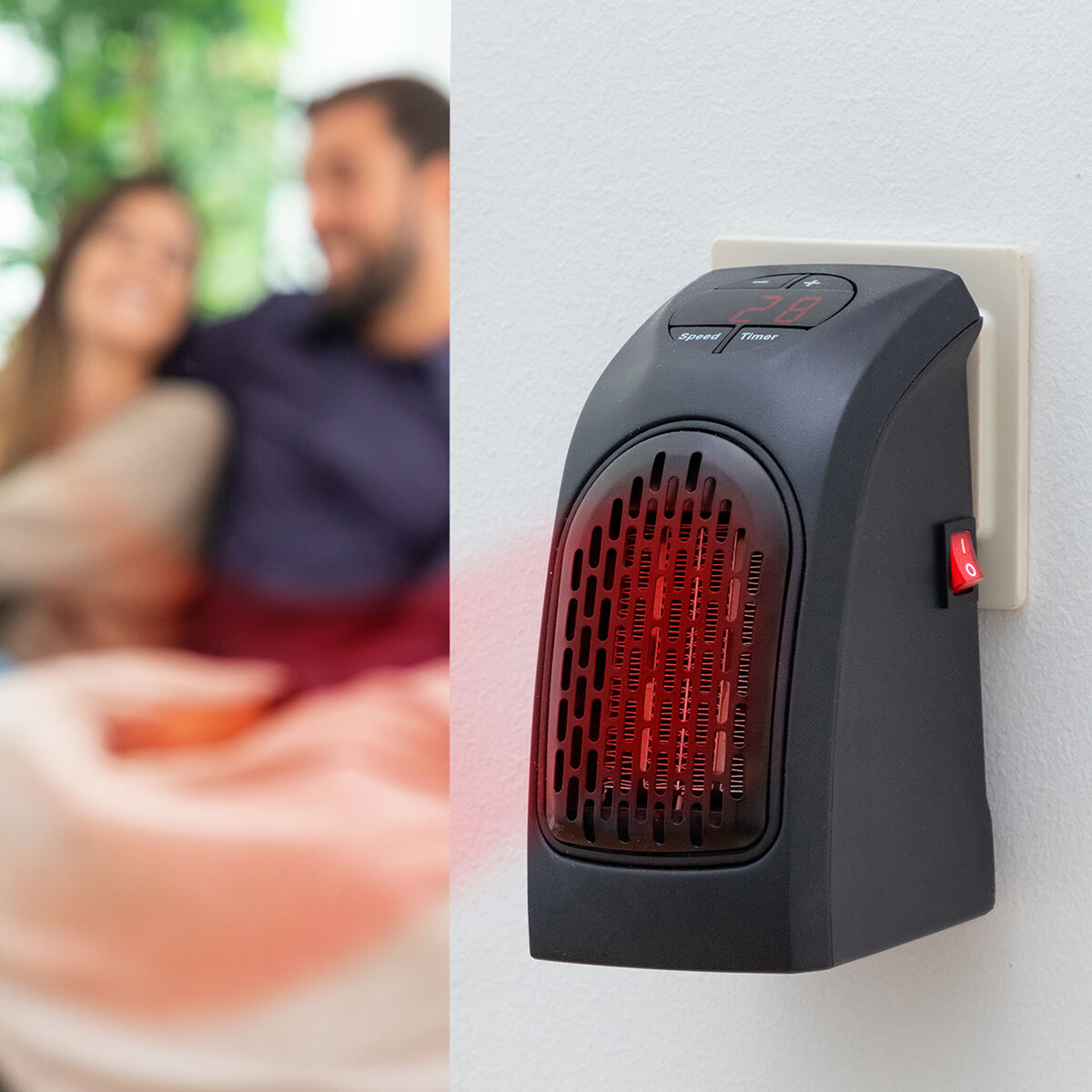 Elektriskt keramiskt värmeelement Heatpod InnovaGoods 400W - 17