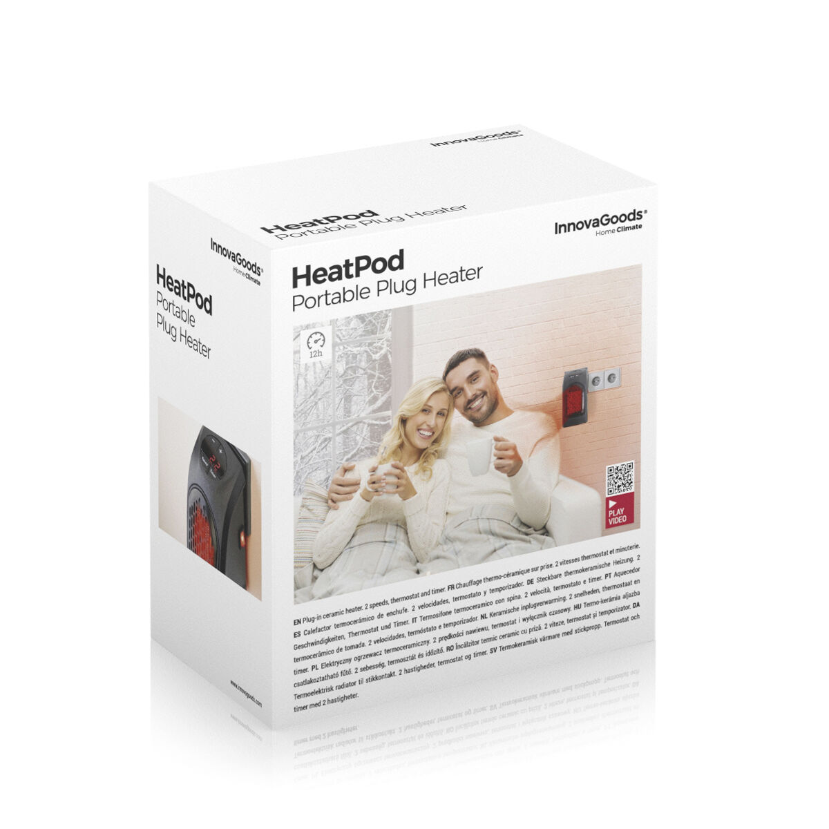 Elektriskt keramiskt värmeelement Heatpod InnovaGoods 400W - 18