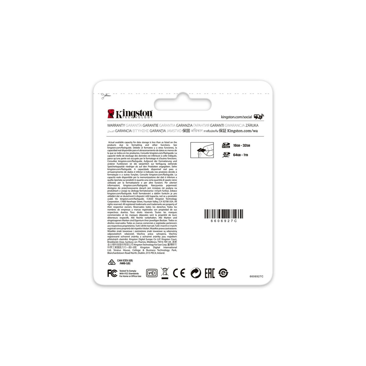 Micro-SD Minneskort med Adapter Kingston SDCG3/512GBSP 512 GB - 5