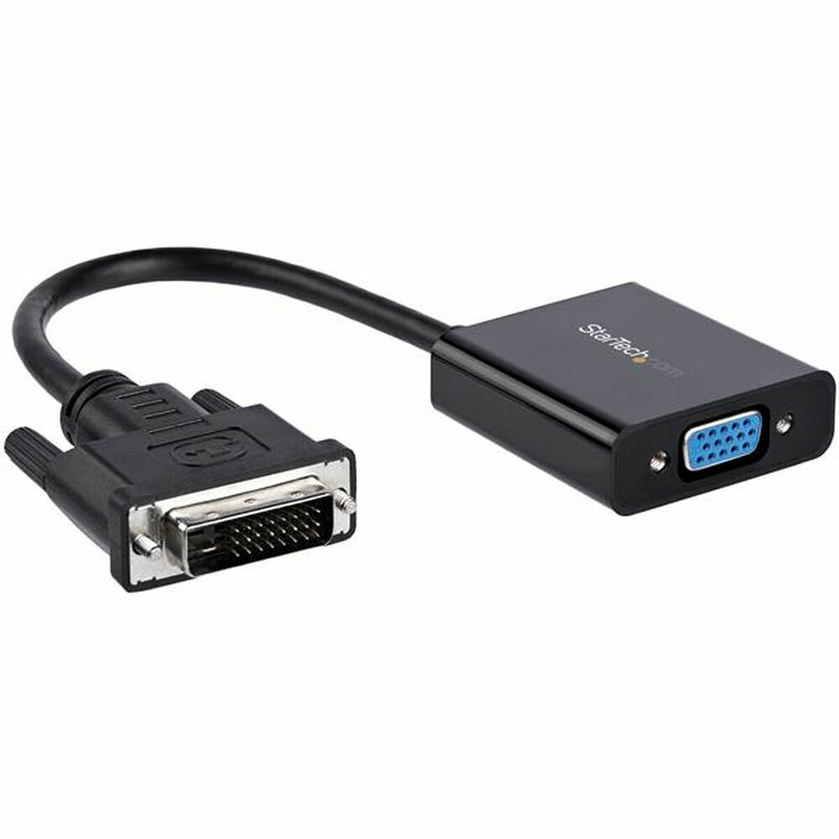 DVI-D till VGA Adapter Startech DVI2VGAE Svart