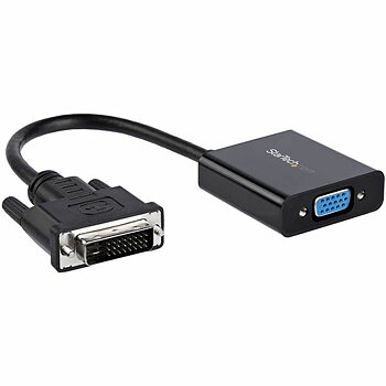 DVI-D till VGA Adapter Startech DVI2VGAE Svart