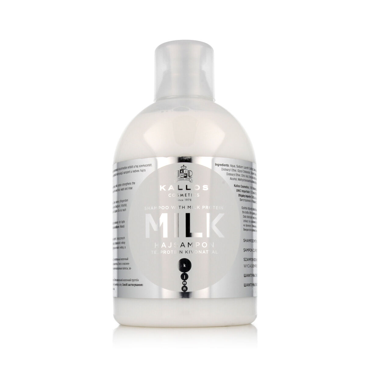 Fuktgivande schampo Kallos Cosmetics Keratin And Milk Protein 1 L