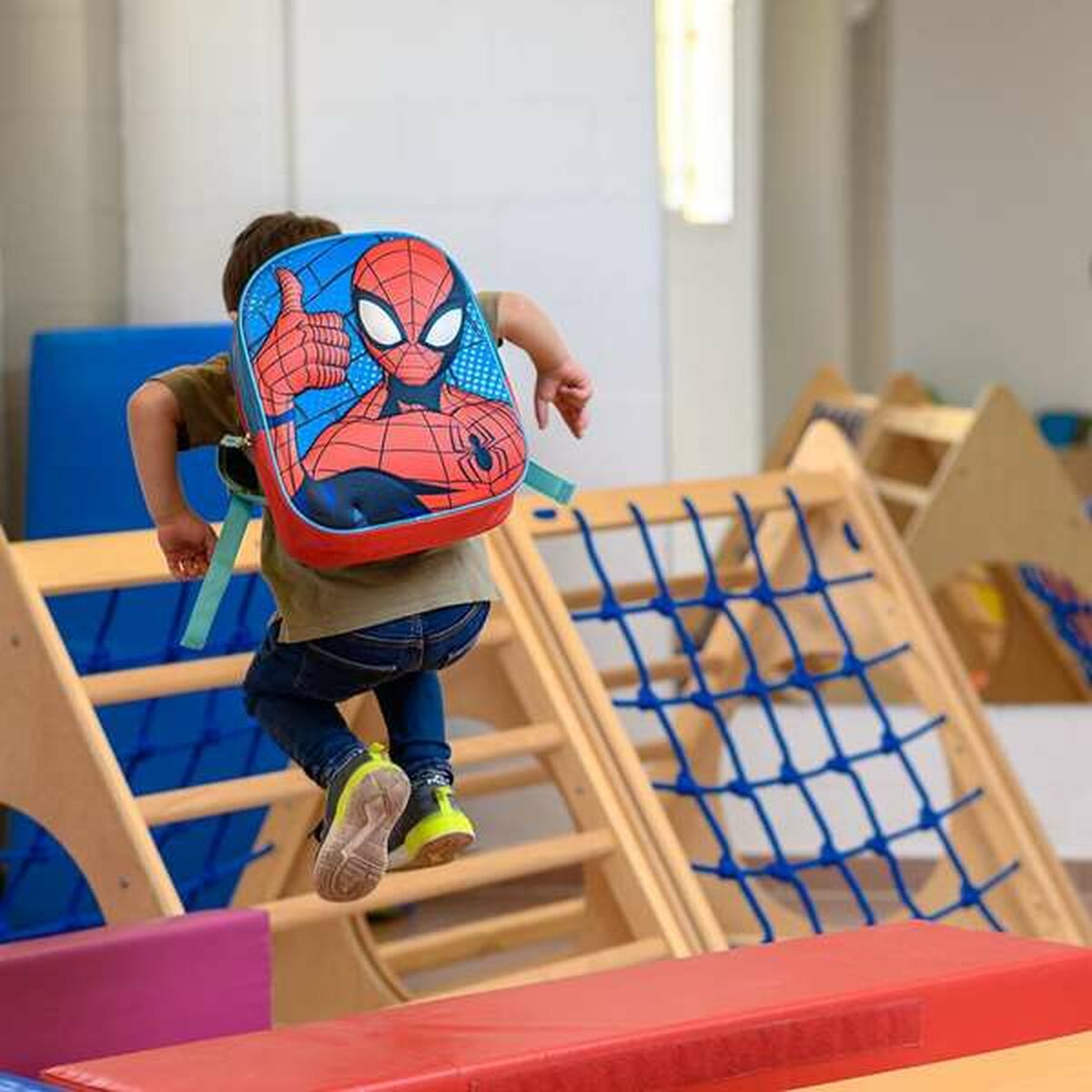 Barnryggsäck 3D Spider-Man Röd - 7