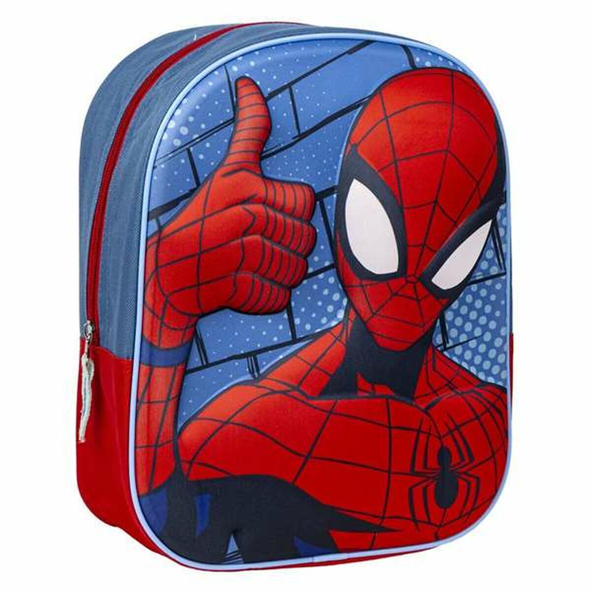 Barnryggsäck 3D Spider-Man Röd