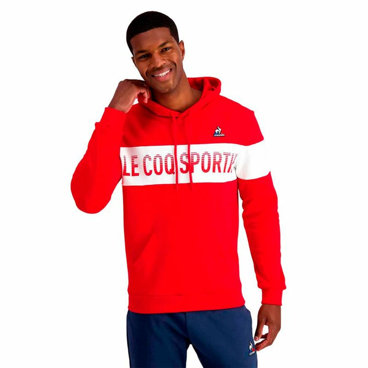 Tröja med huva Barn Le coq sportif Bah N°1 Röd - 3