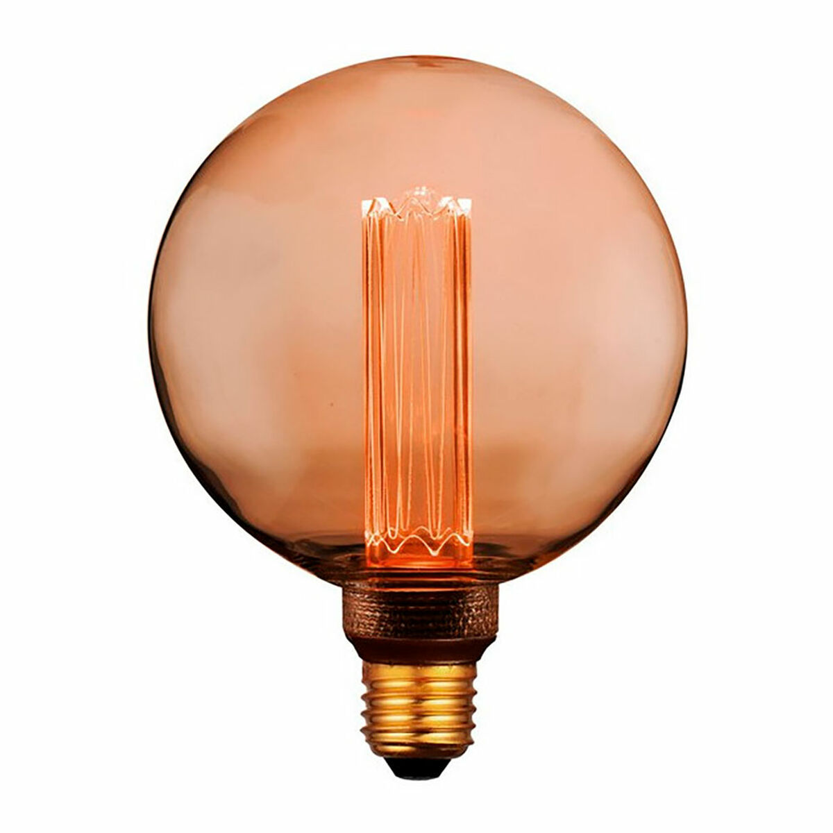 LED-lampa Fbright g125 Ambra A 4 W E27 200 Lm Ø 12,5 x 16,5 cm Dekorations (1800 K)
