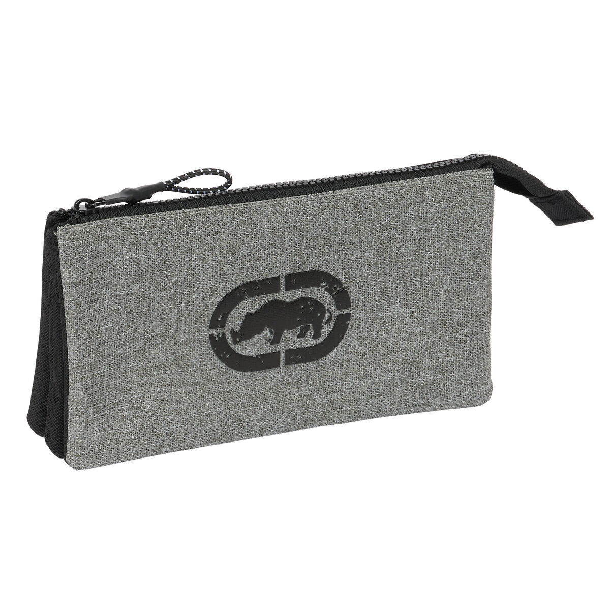Tredubbel Carry-all Eck? Unltd. Rhino Svart Grå 22 x 12 x 3 cm