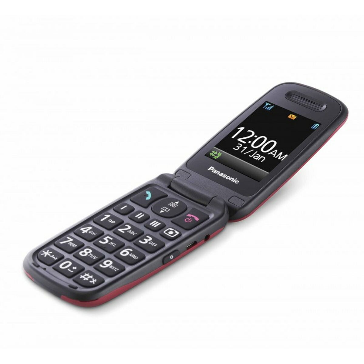 Mobiltelefon Panasonic KX-TU446EXR Röd Rödbrun - 6