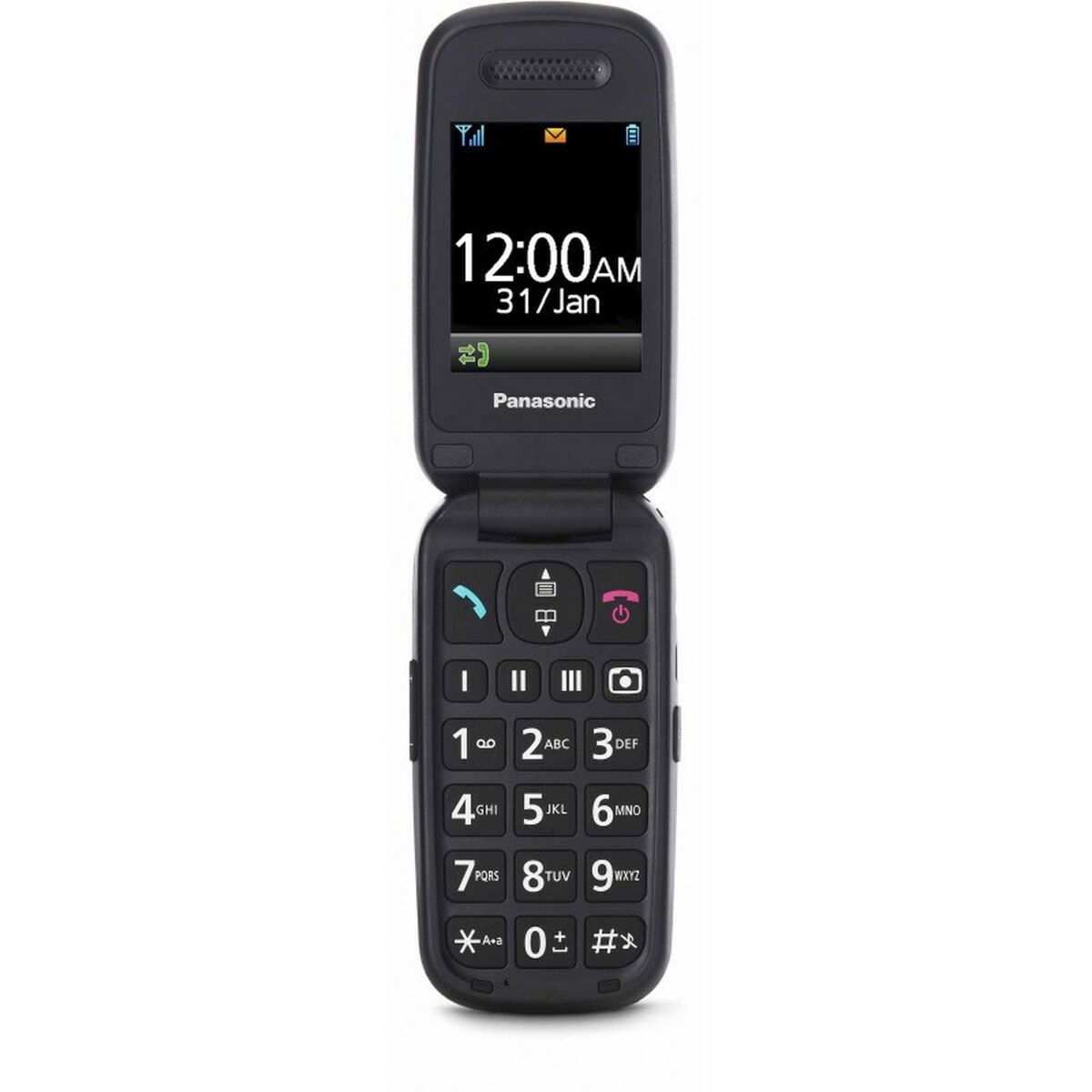 Mobiltelefon Panasonic KX-TU446EXR Röd Rödbrun - 3