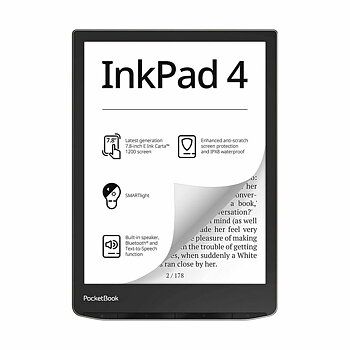 e-bok PocketBook PB743G-U-WW Svart 32 GB 7.8"