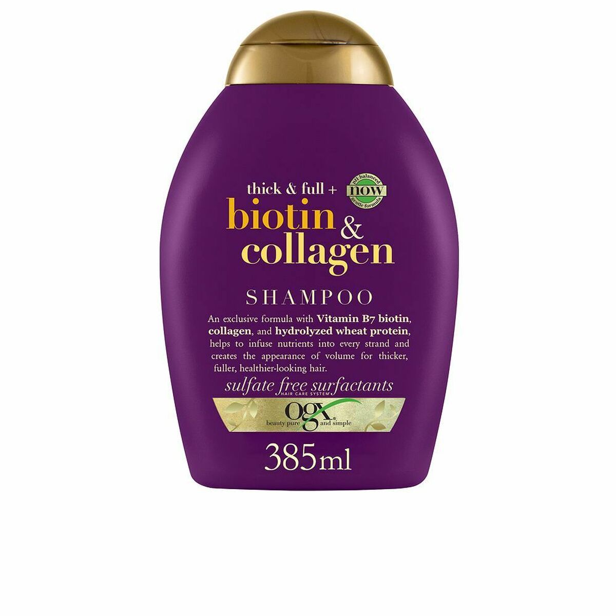 Volymgivande schampo OGX V97670 385 ml Kollagen Biotin