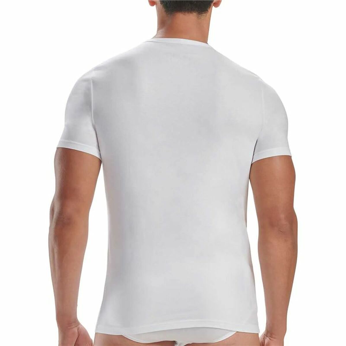 T-shirt med kortärm Herr Adidas Ss Tee Crew Active Core Cotton Vit 3 antal - 3