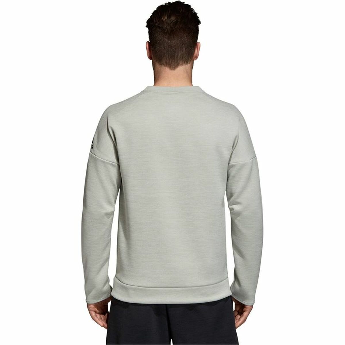 Tröja utan huva Herr Adidas Zne Crew Gr Ljusgrå - 14