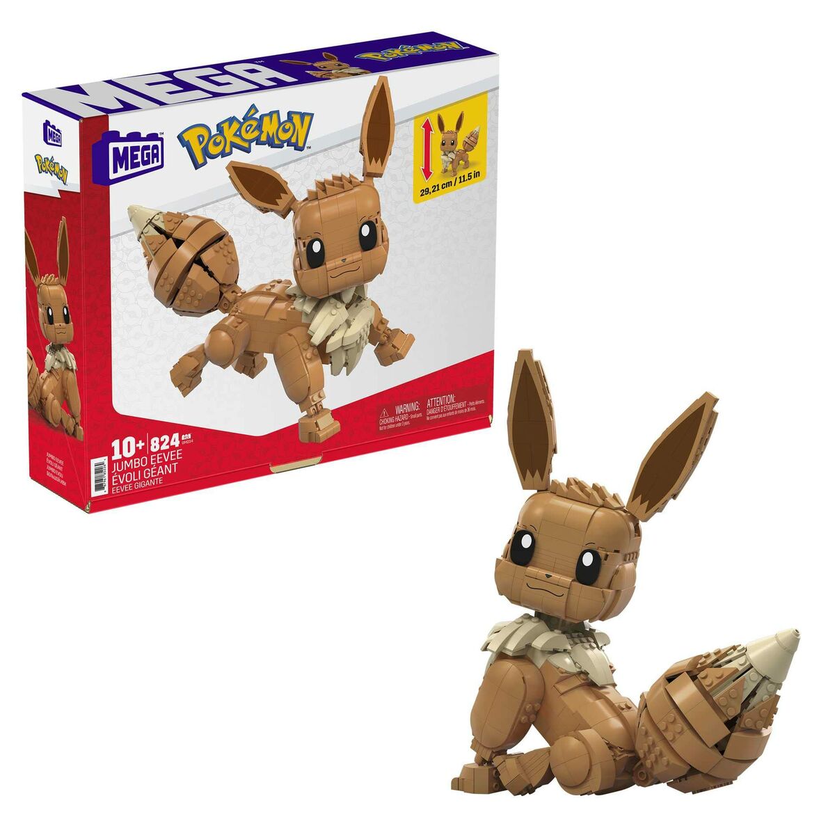 Byggsats Pokémon Pokemon Eevee Giant Multicolour - 10