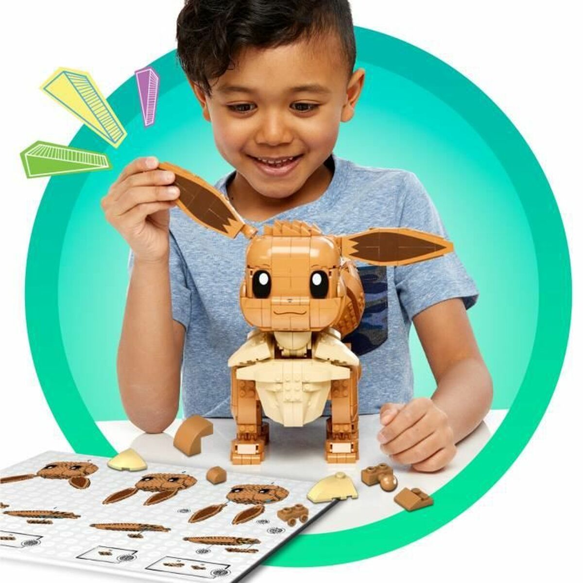 Byggsats Pokémon Pokemon Eevee Giant Multicolour - 13