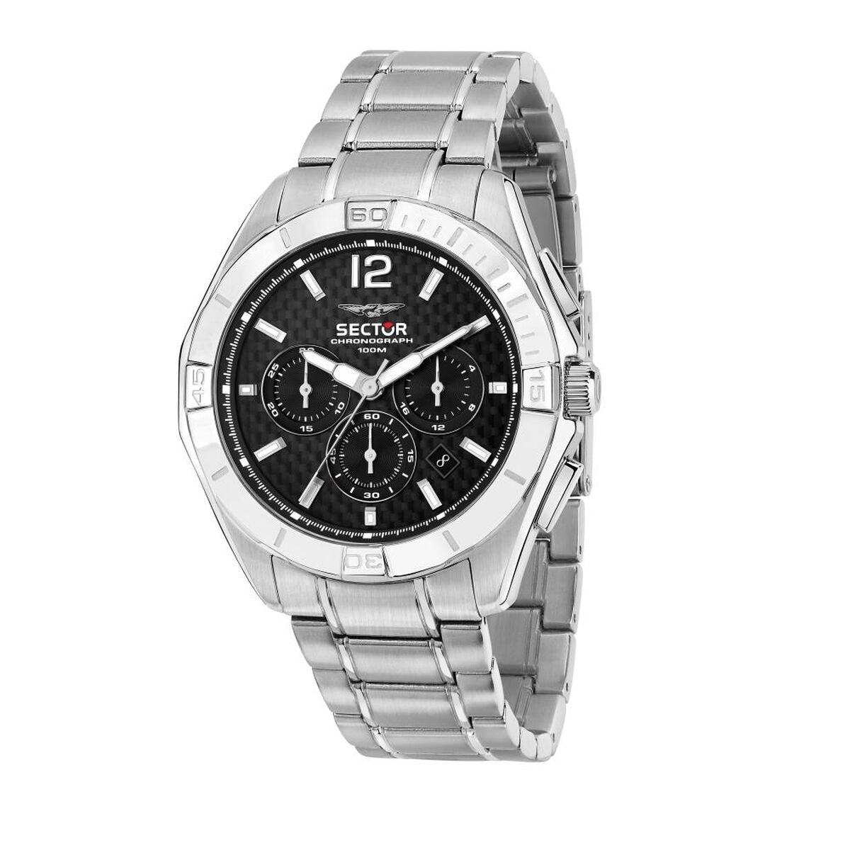 Herrklocka Sector R3273636003 Svart Silvrig