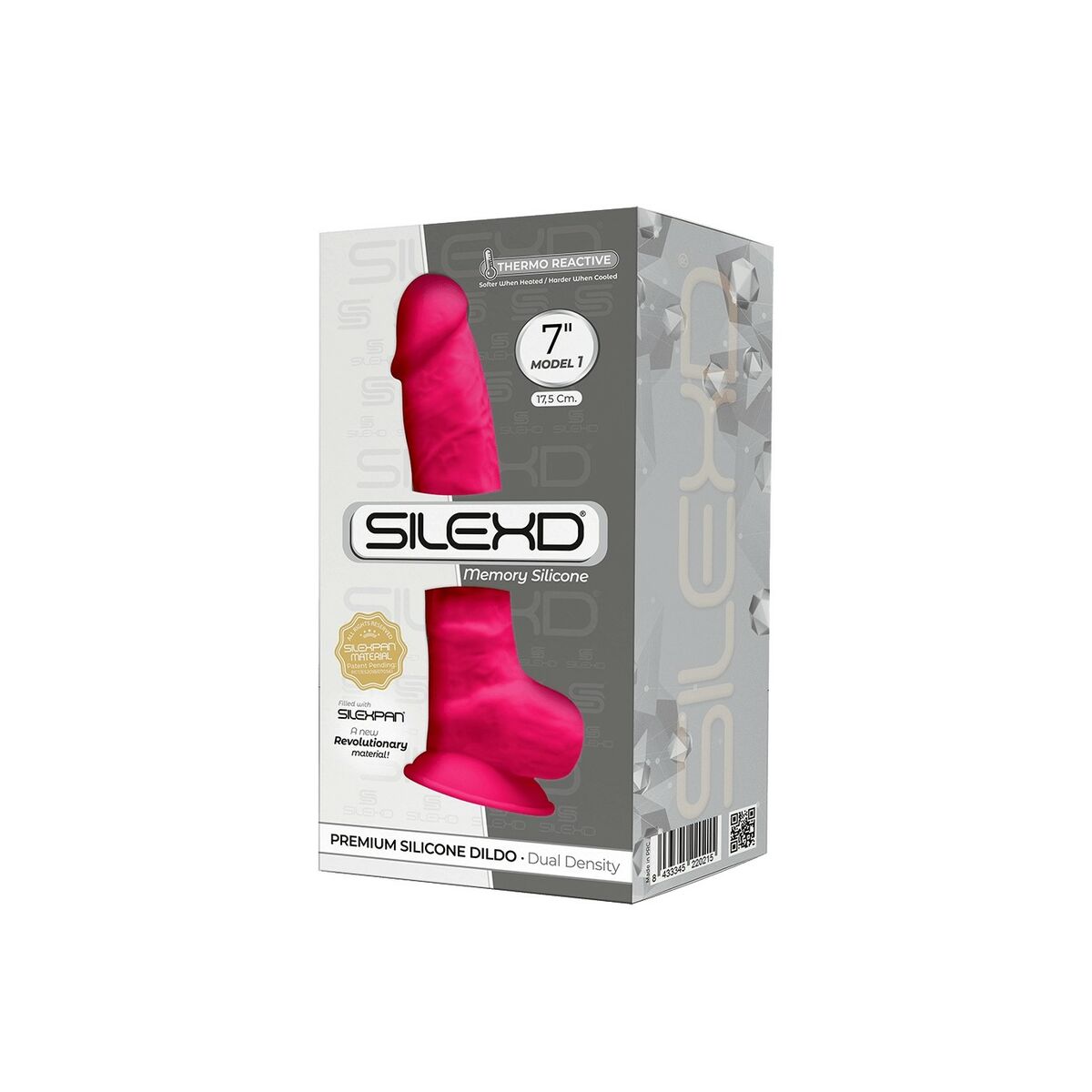 Realistisk dildo Silexd Rosa - 3