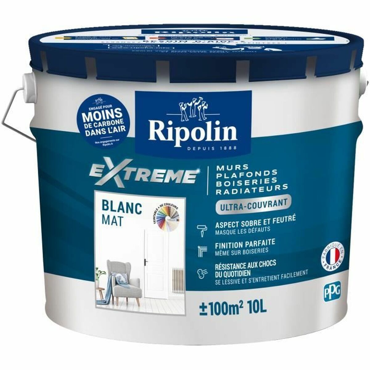 Grundfärg Ripolin Vit Matt 10 L
