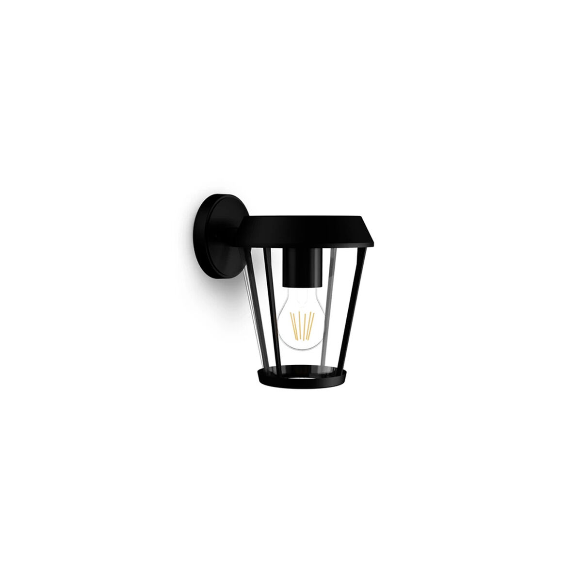 Vägglykta Philips sunera Svart 25 W Aluminium E27