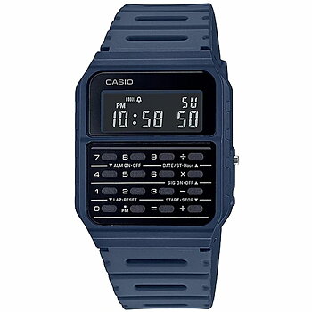 Unisexklocka Casio CALCULATOR Blå Svart (Ø 35 mm)