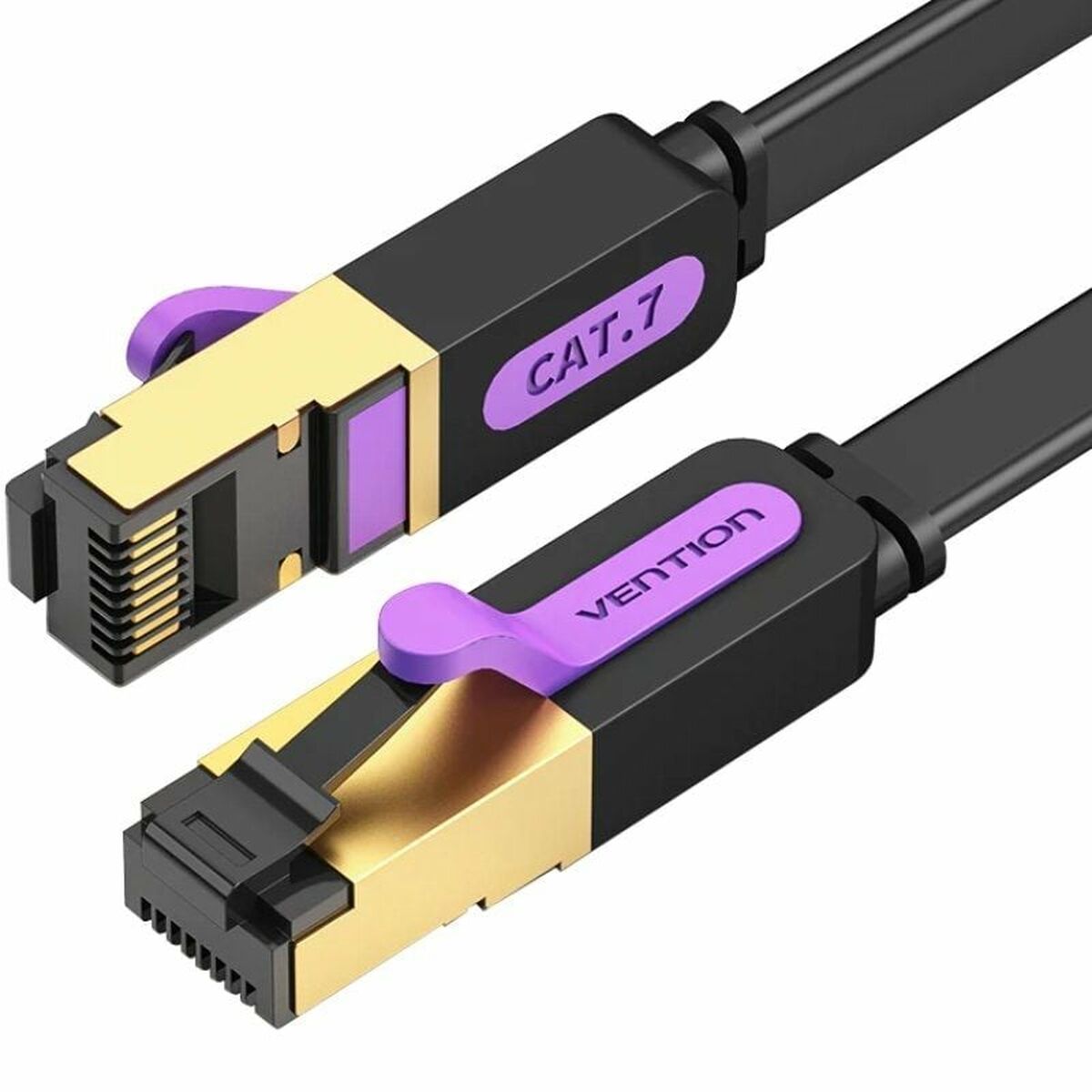 Nätkabel FTP Styv Kategori 7 Vention ICDBJ Svart 5 m - 2