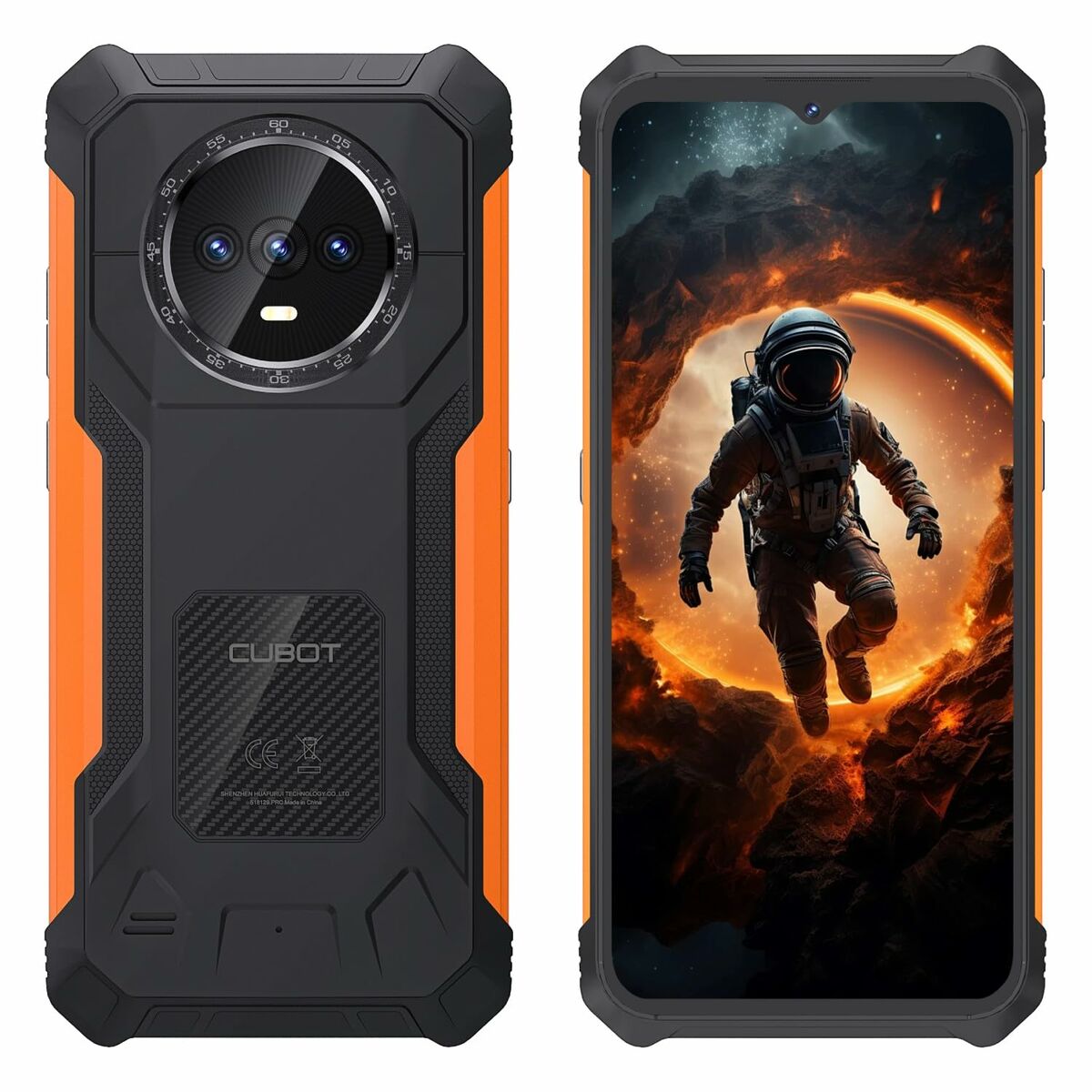 Smartphone Cubot King Kong ES 6,5" UNISOC T606 6 GB RAM 128 GB Negro , naranja - 3