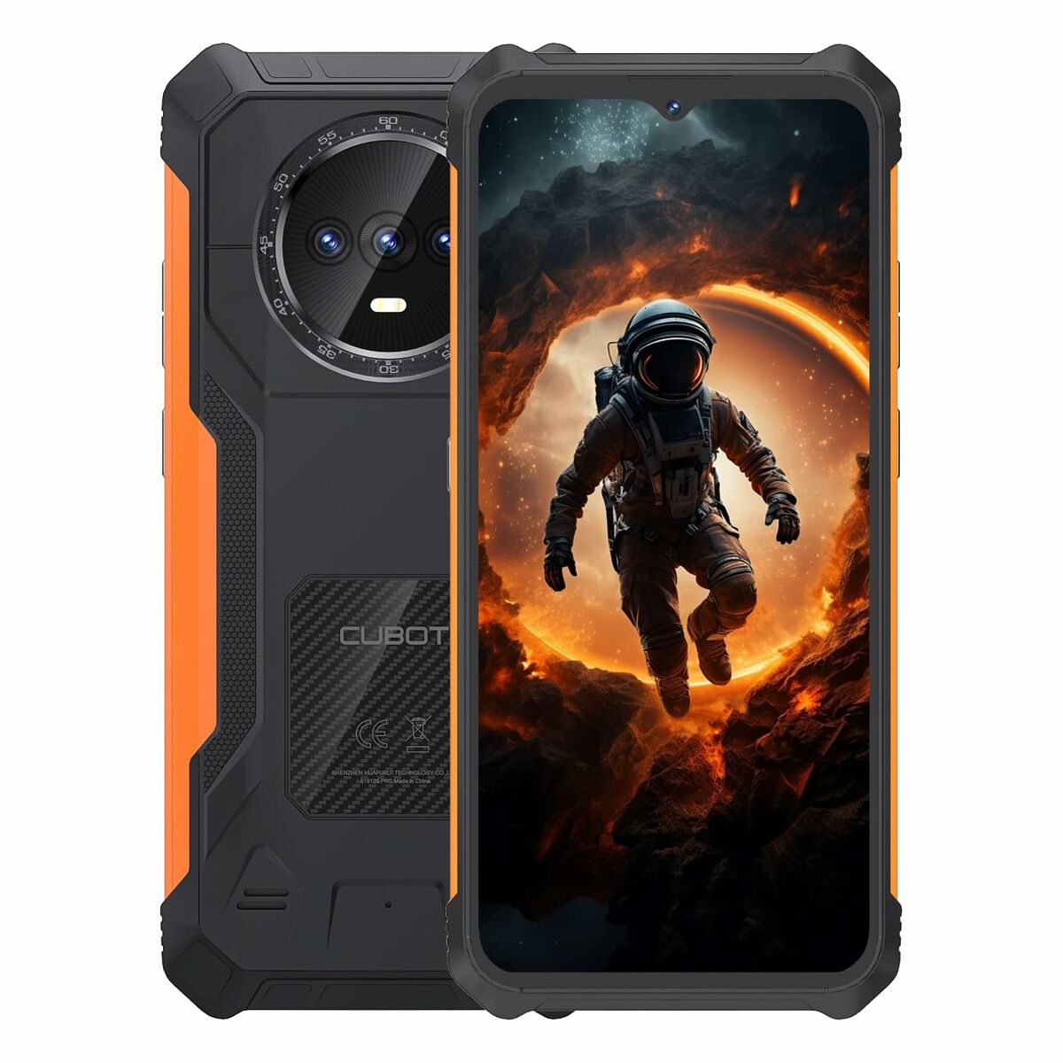 Smartphone Cubot King Kong ES 6,5" UNISOC T606 6 GB RAM 128 GB Negro , naranja - 2