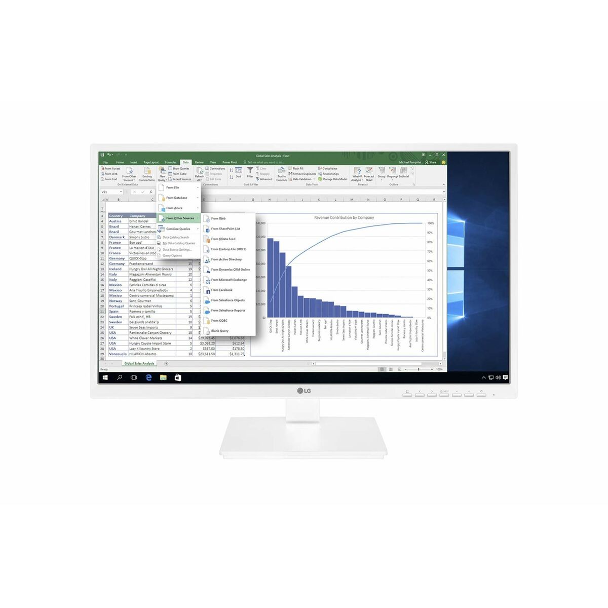 Monitor LG 24BK550Y-W Full HD 23,8" 75 Hz LED - 6
