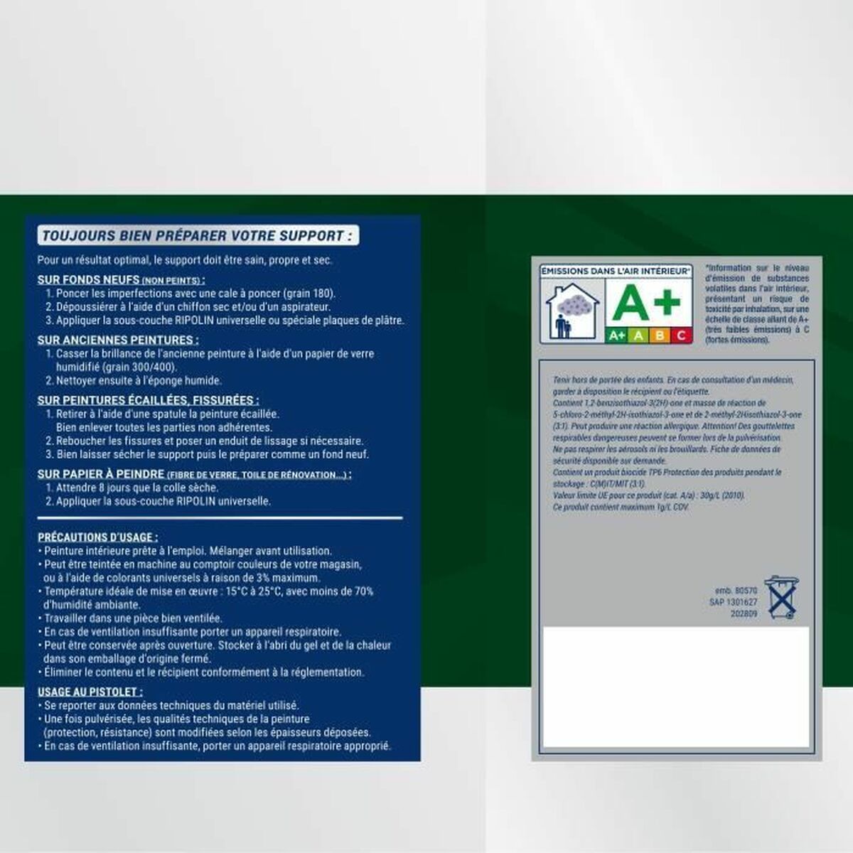 Grundfärg Ripolin Vit Satinfinish 10 L - 6