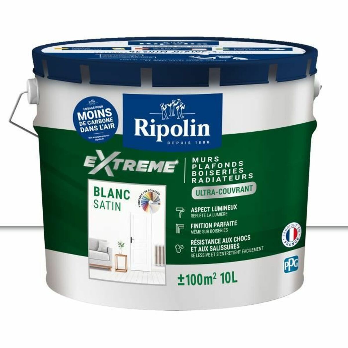 Grundfärg Ripolin Vit Satinfinish 10 L - 2