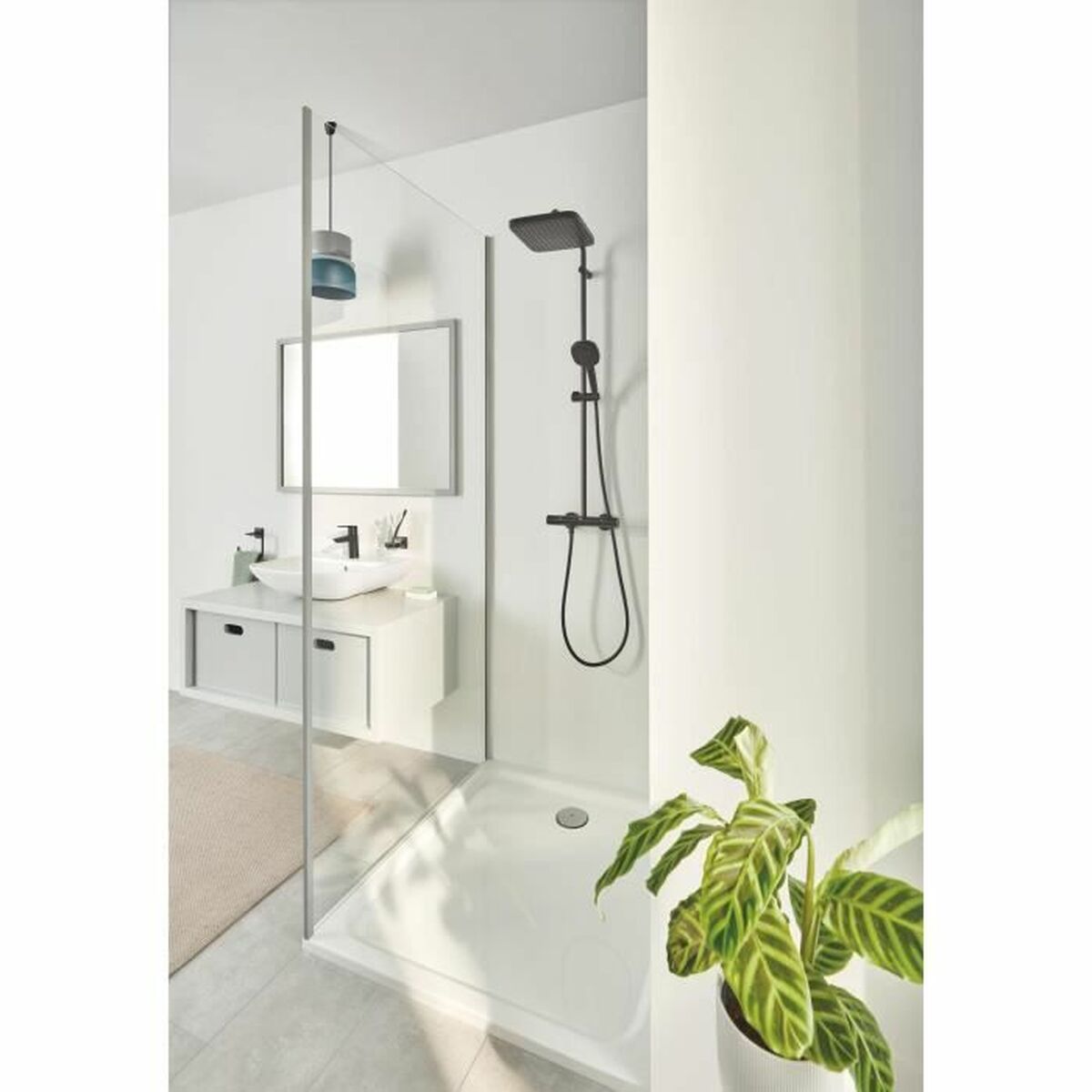 Duschpelare Grohe Vitalio Comfort Svart ABS 11 X 114 X 37 CM - 2