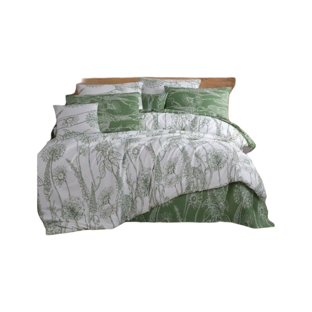 Täckslagsset Vit Säng 200 3 Delar