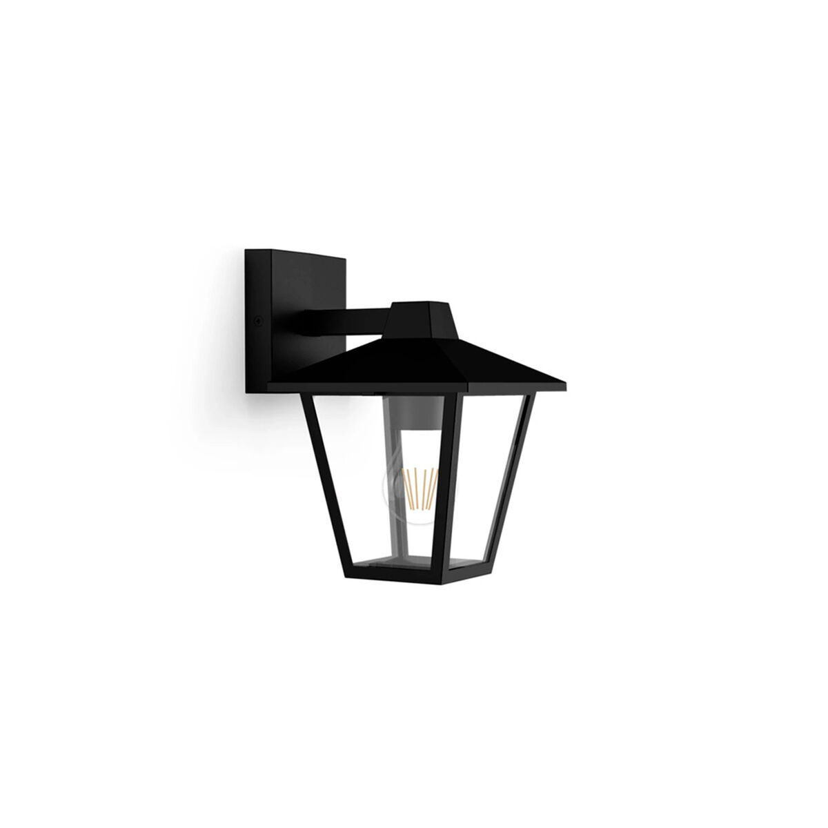 Vägglykta Philips kinno Svart 25 W Aluminium E27