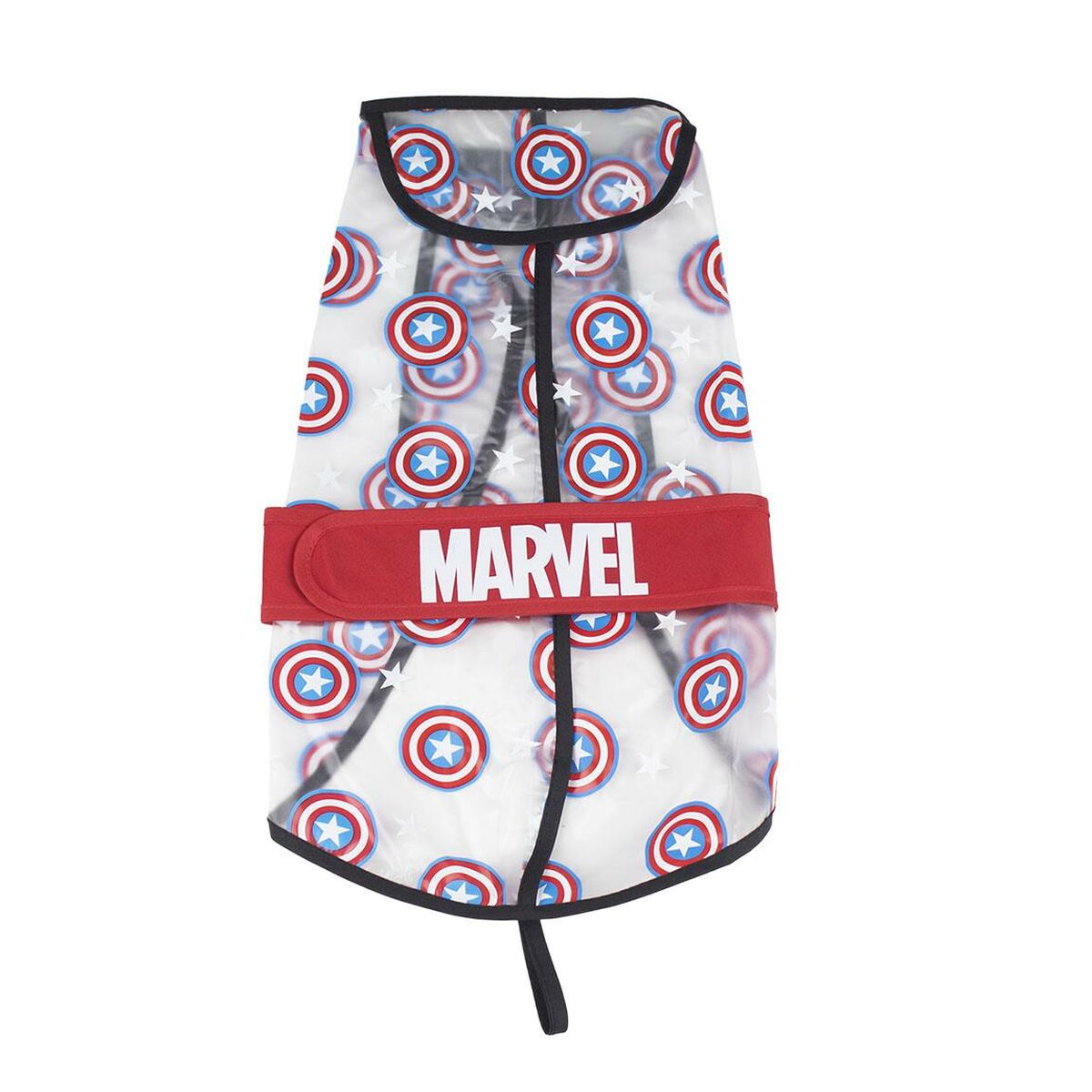 Regnrock för hundar The Avengers Transparent Röd M - 5
